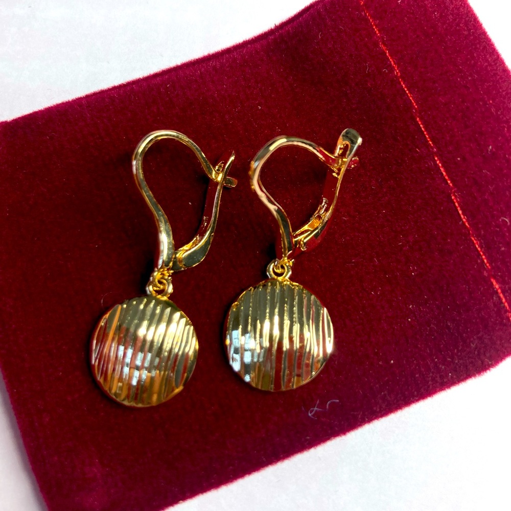 Gold Plated Drop Earrings